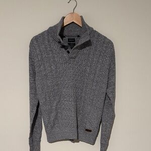 Men's Buffalo by David Bitton Gray Sweater